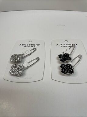 Sliver and Black Clover 2 piece Sets